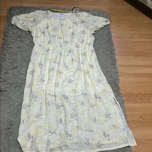 Nine West Yellow and Gray Dress
